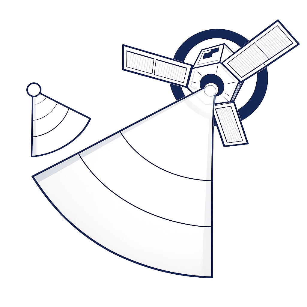 Satellite intelligence visual